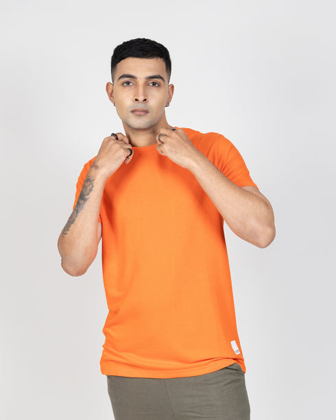 Classic Statement Tee - Sunny Orange