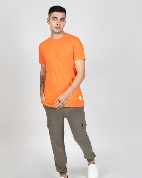 Classic Statement Tee - Sunny Orange