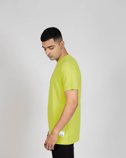 Classic Statement Tee - Acid Lime