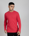 Full Sleeve Popcorn Tee - Scarlet Red