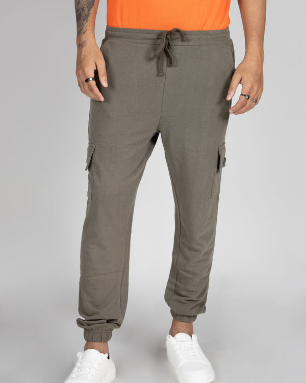 Cargo Joggers - Dusty Olive