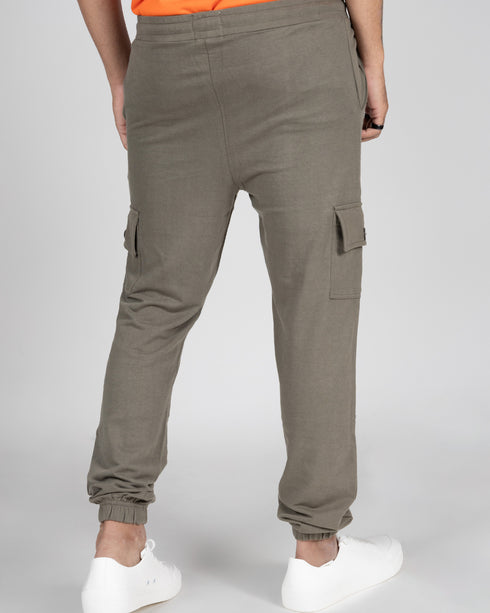 Cargo Joggers - Dusty Olive